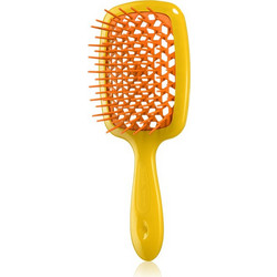 Janeke Superbrush Big Βούρτσα Μαλλιών για Ξεμπέρδεμα Κίτρινη Πορτοκαλί