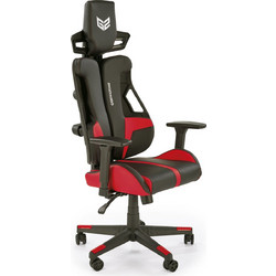 Nitro Καρέκλα Gaming Δερματίνης με Ρυθμιζόμενα Μπράτσα Μαύρη Κόκκινη V-CH-NITRO-FOT