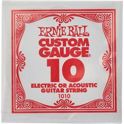 Ernie Ball 1010 Σετ 6 Χορδές Ακουστικής / Ηλεκτρικής Κιθάρας Nickel Plated Steel
