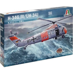 Italeri H-34G III / UH-34J Συναρμολογούμενο Πλαστικό Μοντέλο Ελικοπτέρου 1:48