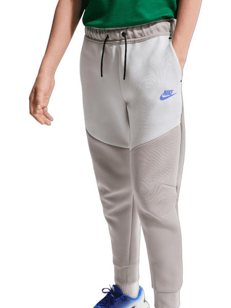 Nike Tech Fleece Παιδικό Παντελόνι Φόρμας Μπεζ Λευκό HV5869-009