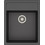 Unixton Leto-38 Ένθετος Νεροχύτης Γρανίτη Ματ Metalic Anthracite 39x50cm