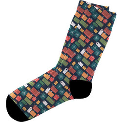 Dimisocks Do You Dare Christmas Gifts Ανδρικές Κάλτσες Ψηλές με Σχέδια Navy Μπλε 60063