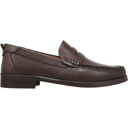 Ted Baker Alffie Ανδρικά Μοκασίνια Loafers Δερμάτινα Καφέ 256635
