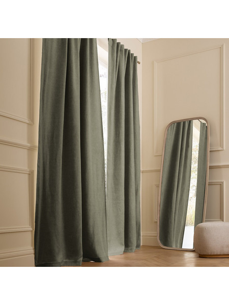 La Redoute Κουρτίνα με Γάντζους 140x350 Private 350909305 Χακί