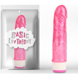 Chisa Novelties Basic Luv Theory Vibrator Ρεαλιστικός Δονητής 17.5cm Ροζ