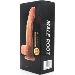 Kinksters Male Root Vibrator Ρεαλιστικός Δονητής για Ζευγάρια με Τηλεχειριστήριο 21.5cm Flesh