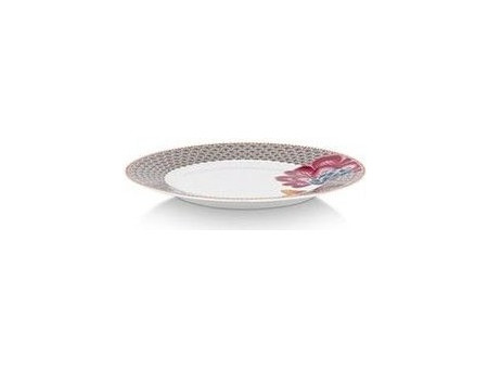 Pip Studio Blooming Tales Khaki Πιάτο Ρηχό Πορσελάνης 21cm SLPIP51001564