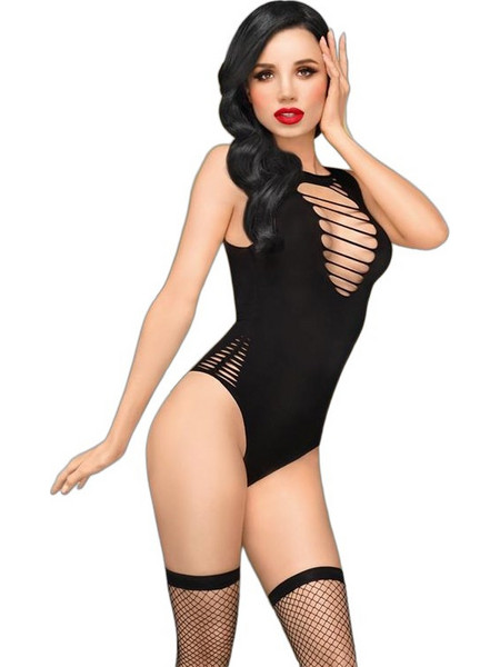 Penthouse Hotter Than Hell Sexy Κορμάκι String See Through Μαύρο 4015255