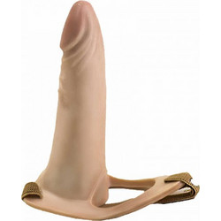 Egzo Hollow Harness Strap On με Dildo 18cm Flesh FH011