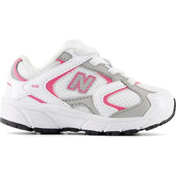 New Balance 408 Παιδικά Sneakers Λευκά Φούξια I4083KP