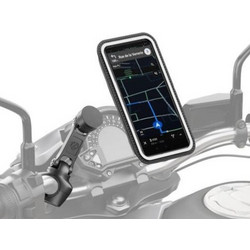 Shapeheart Moto Pro Boost XXL Περιστρεφόμενη Βάση Κινητού Μηχανής με Αδιάβροχη Θήκη για Τιμόνι