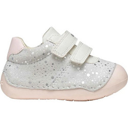 Geox Παιδικά Sneakers Λευκά Σομόν B9440B007BCC0814