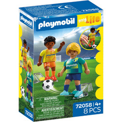 Playmobil My Life Ποδοσφαιριστές για 4+ Ετών 72058
