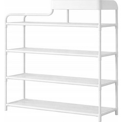 Verk Group Παπουτσοθήκη Μεταλλική Λευκή M59xΠ22xΥ82cm 5907451380666