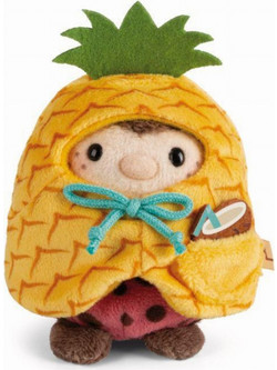 NICI Mymochi Dozz The Ladybug in Pineapple Costume 8cm