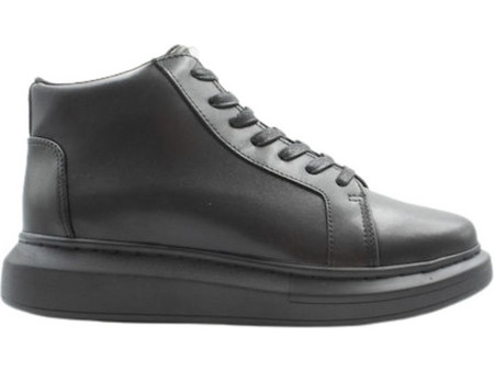 Greenstep Ανδρικά Μποτάκια Δερμάτινα Μαύρα RS21604-30