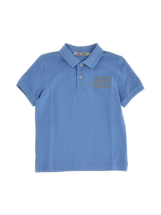 Original Marines Παιδικό Polo Κοντομάνικο Μπλε DGP2130B 16-4021TCX