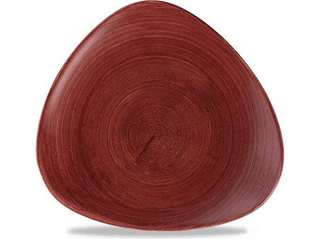 Churchill Patina Red rust Πιάτα Ρηχά Πορσελάνης Τριγωνικά 4τμχ
