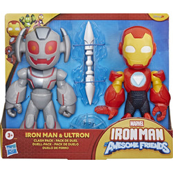 Hasbro Marvel Iron Man & His Awesome Friends Iron Man & Ultron Σετ Φιγούρες Δράσης για 3+ Ετών 22cm