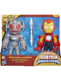 Hasbro Marvel Iron Man & His Awesome Friends Iron Man & Ultron Σετ Φιγούρες Δράσης για 3+ Ετών 22cm