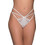 Milena By Paris Γυναικείο Sexy String με Δαντέλα Λευκό 6952