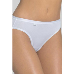 Sloggi Feel Pure Βαμβακερό Γυναικείο Slip Λευκό 1014907-0003