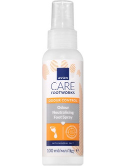 Avon Foot Works Odour Control Αποσμητικό Ποδιών Spray 100ml