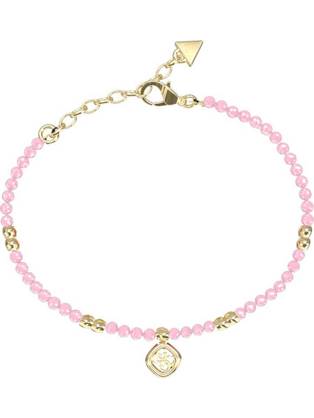 Guess Jaipur Γυναικείο Βραχιόλι από Ατσάλι με Χάντρες UBB06147JWYGRS