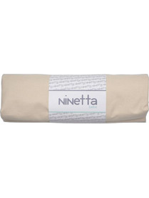 Ninetta Bebe Βρεφικό Σεντόνι Κούνιας Βαμβακερό με Λάστιχο 70x140 Beige