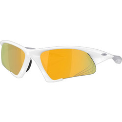 Oakley OO9532 03 Ανδρικά Γυαλιά Ηλίου Οβάλ Κοκάλινα Λευκά με Κίτρινο Φακό