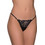 Milena By Paris Γυναικείο Sexy String με Δαντέλα Μαύρο 6950