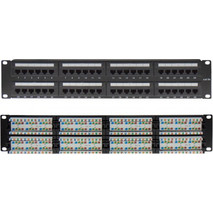 Lancom N133-48 Patch Panel Rack 2U 19" 48 Θυρών Cat.5e Unshielded UTP