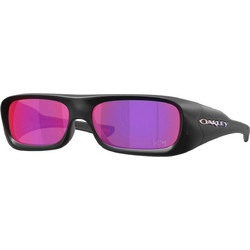 Oakley OO9520 07 Ανδρικά Γυαλιά Ηλίου Ορθογώνια Κοκάλινα Μαύρα με Μωβ Φακό