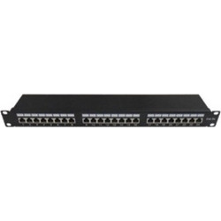 04.024.0079 Ethernet Patch Panel Rack 1U 19" Cat.5e Shielded STP