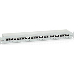 Equip 326324 Ethernet Patch Panel Rack 1U 19" 24 Θυρών Cat.6 Unshielded UTP
