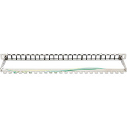 Intellinet 721011 Patch Panel Keystone Rack 0.5U 19" 24 Θυρών Shielded
