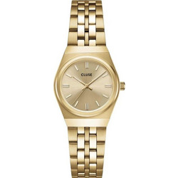 Cluse Retro 70's Γυναικείο Ρολόι με Χρυσό Μεταλλικό Μπρασελέ CW16302
