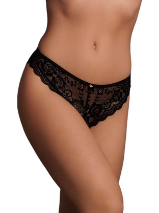 Le Desir Claire Γυναικείο Sexy Brazil με Δαντέλα Μαύρο 7423522597552