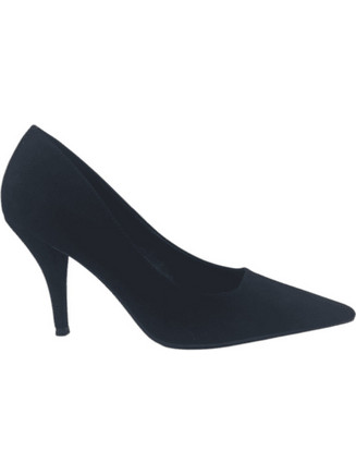 Primadonna Γόβες Suede με Τακούνι Στιλέτο Μαύρες 262744601MF