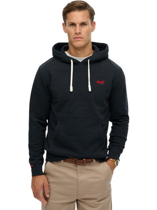 Superdry Essential Ανδρικό Αθλητικό Φούτερ με Κουκούλα Navy Μπλε M2014518A-ENV