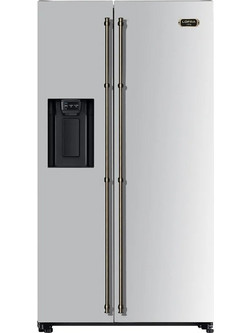 Lofra GFRS917 Retro Ψυγείο Ντουλάπα 634lt Full No Frost Υ178xΠ91.2xΒ77.2cm Bronze/Inox