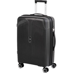 Bartuggi 724-01.70 Βαλίτσα Μεγάλη 76x49x29.5cm με 4 Ρόδες Μαύρη