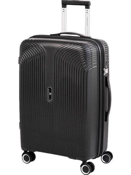 Bartuggi 724-01.70 Βαλίτσα Μεγάλη 76x49x29.5cm με 4 Ρόδες Μαύρη
