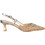 Alma en Pena Γόβες Slingback Δερμάτινες με Λεπτό Χαμηλό Τακούνι & Στρας Μπρονζέ V261855-262