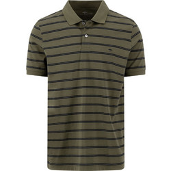 Fynch Hatton Ανδρική Μπλούζα Polo Κοντομάνικη Χακί 16044004-719