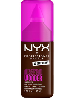 Nyx Make Em Wonder 43 Deep Ebony Liquid Foundation 30ml