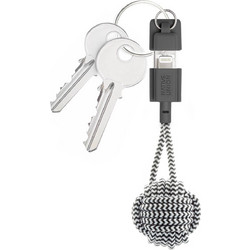 Native Union Keychain USB-A to Lightning Cable 0.15m Zebra NU-KEY-L-ZEB-NP