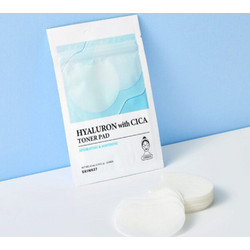 Skin627 Hyaluron Cica Toner Επιθέματα Προσώπου για Μαύρα Στίγματα & Σπυράκια 10τμχ