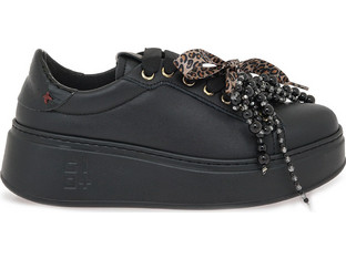 Gio+ Γυναικεία Sneakers Flatforms Μαύρα V197A4343-196